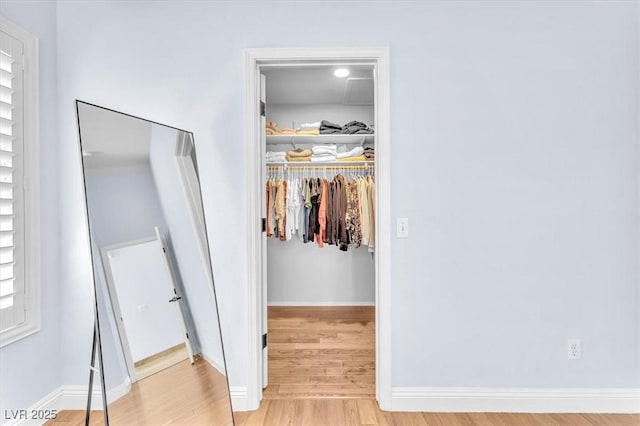 view of closet