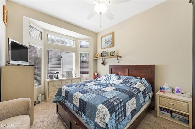 2725 Byron Dr, Las Vegas, NV 89134 - bedroom with carpet floors and ceiling fan