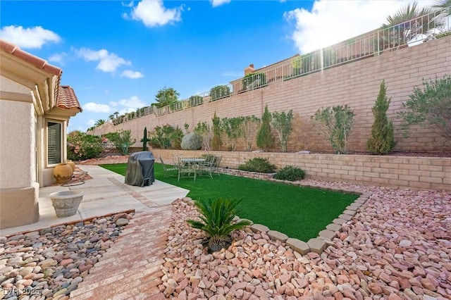 2725 Byron Dr, Las Vegas, NV 89134 - view of yard featuring a patio
