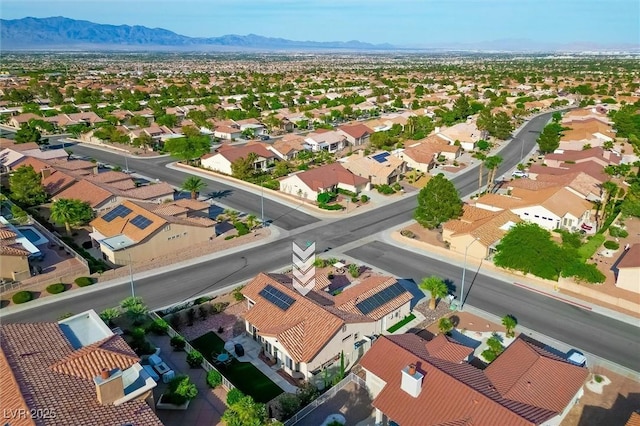 2725 Byron Dr, Las Vegas, NV 89134 - aerial view of residential area featuring mountains