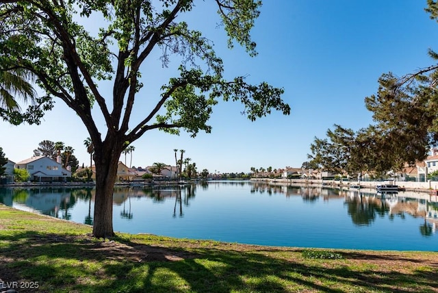 3008 Blue Fin Cir, Las Vegas, NV 89128 - water view with nearby suburban area