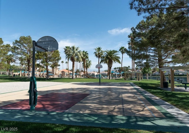 3008 Blue Fin Cir, Las Vegas, NV 89128 - view of property's community featuring community basketball court