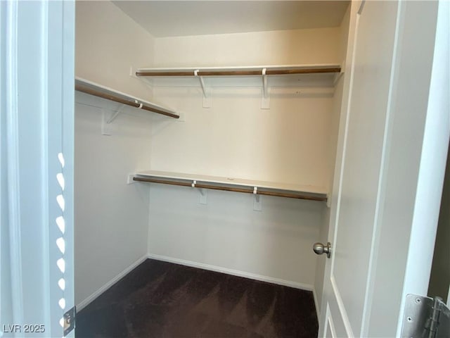 5513 Silent Springs Dr, Las Vegas, NV 89122 - spacious closet featuring dark colored carpet