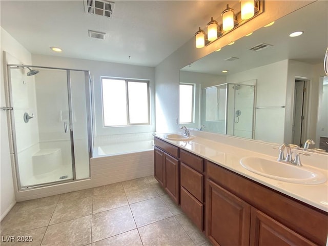 5513 Silent Springs Dr, Las Vegas, NV 89122 - bathroom with a sink and visible vents