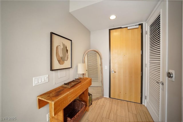 353 E Bonneville Ave Unit 215, Las Vegas, NV 89101 - doorway to outside with recessed lighting