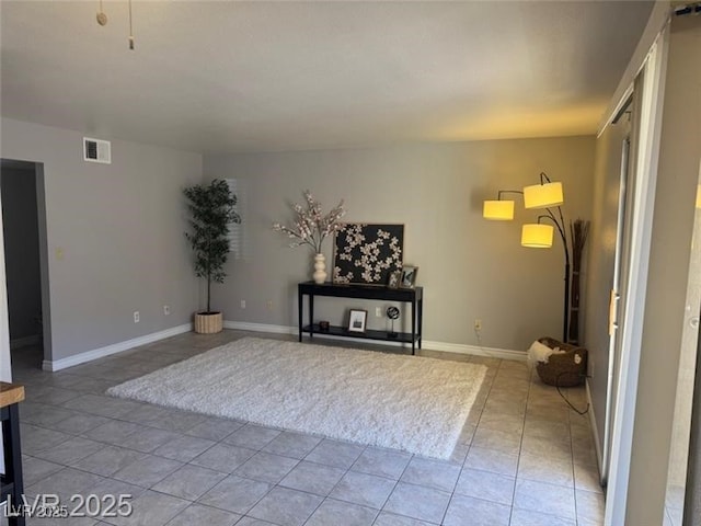 4965 Indian River Dr Unit 101, Las Vegas, NV 89103 - interior space featuring visible vents, baseboards, and light tile patterned floors