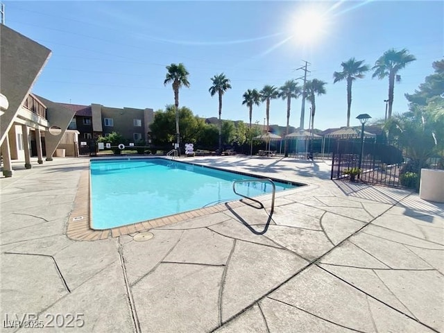 4965 Indian River Dr Unit 101, Las Vegas, NV 89103 - community pool featuring fence and a patio area