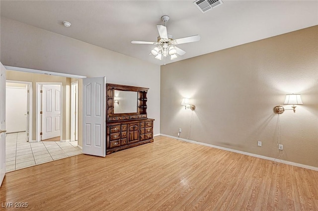 1574 Livingston Dr, Henderson, NV 89012 - empty room with wood finished floors, a ceiling fan, and a smoke detector