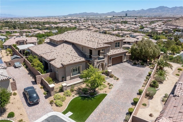 2 Olympia Outlook Dr, Las Vegas, NV 89141 - aerial view of residential area featuring a mountainous background