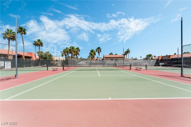 5020 Indian River Dr Unit 424, Las Vegas, NV 89103 - view of tennis court featuring community basketball court and fence