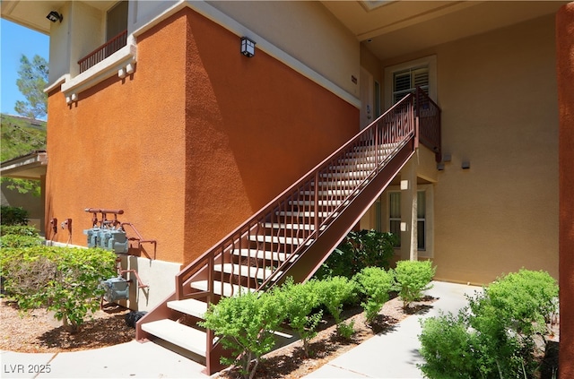 view of staircase