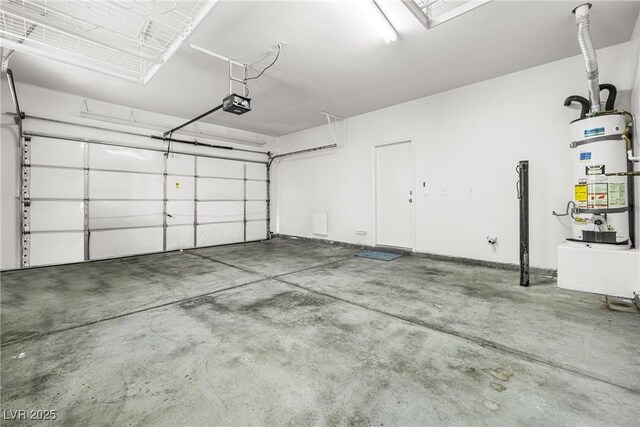 1440 Summer Glow Ave, Henderson, NV 89012 - garage featuring a garage door opener and water heater