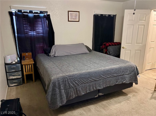 bedroom featuring carpet floors