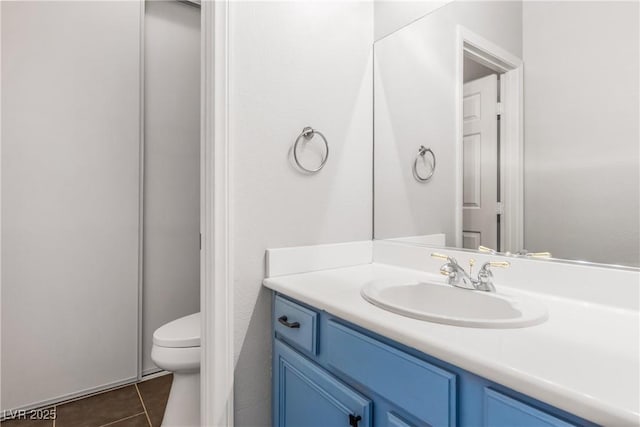 1084 Little House Ct, Henderson, NV 89011 - bathroom with vanity, tile patterned floors, and toilet