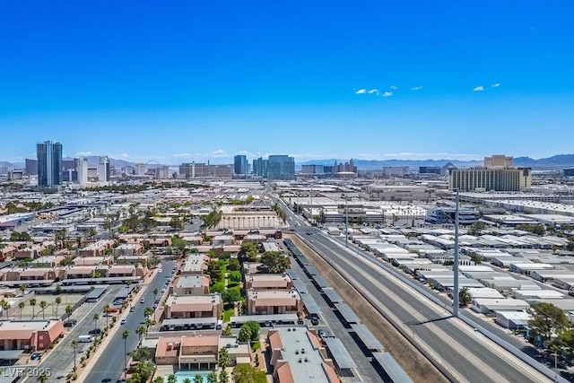 4980 Indian River Dr Unit 447, Las Vegas, NV 89103 - drone / aerial view featuring a city view