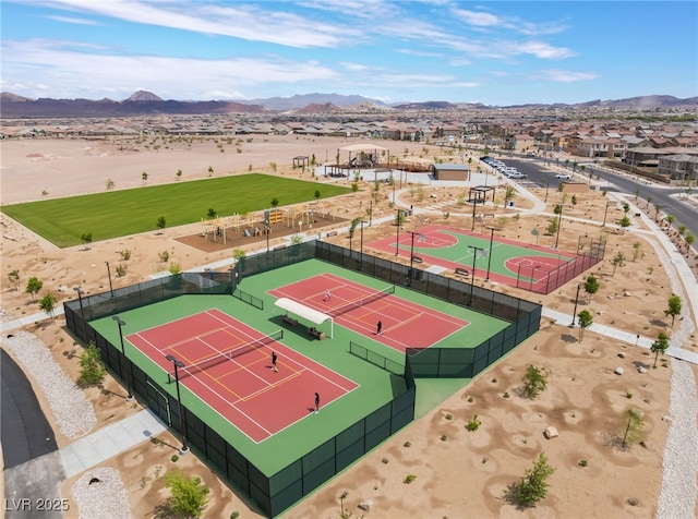 356 Silva Pl, Henderson, NV 89011 - drone / aerial view with a mountain view