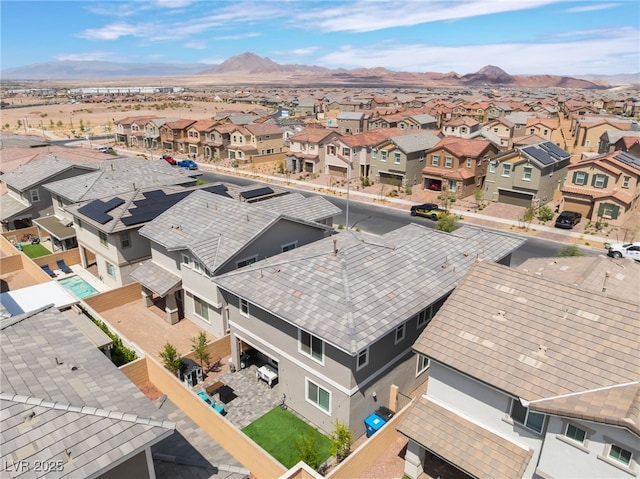 356 Silva Pl, Henderson, NV 89011 - aerial view with a residential view and a mountain view