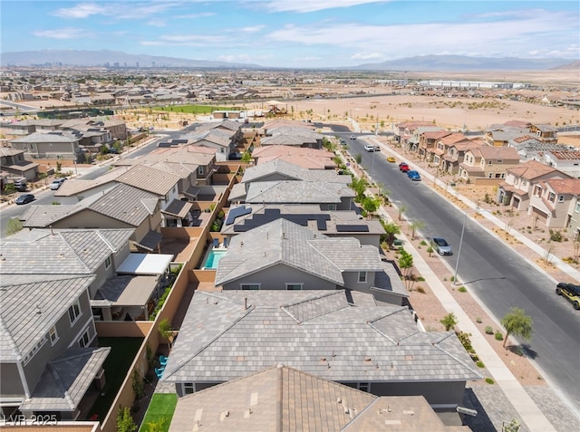 356 Silva Pl, Henderson, NV 89011 - birds eye view of property with a residential view and a mountain view