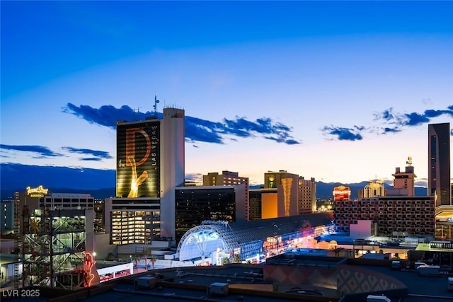 view of city with a mountain view