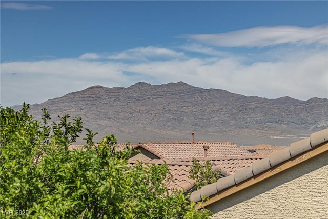 view of mountain feature