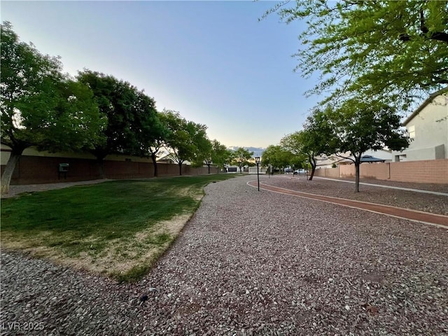 surrounding community with fence