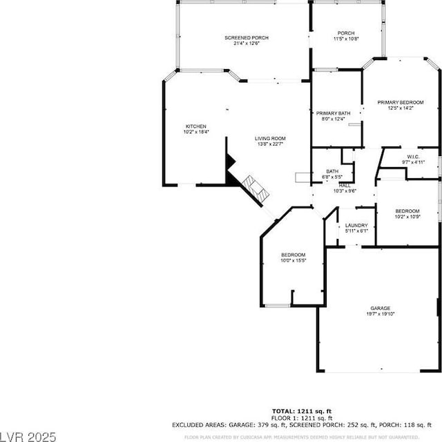 8504 W Gilmore Ave, Las Vegas, NV 89129 - floor plan / room layout