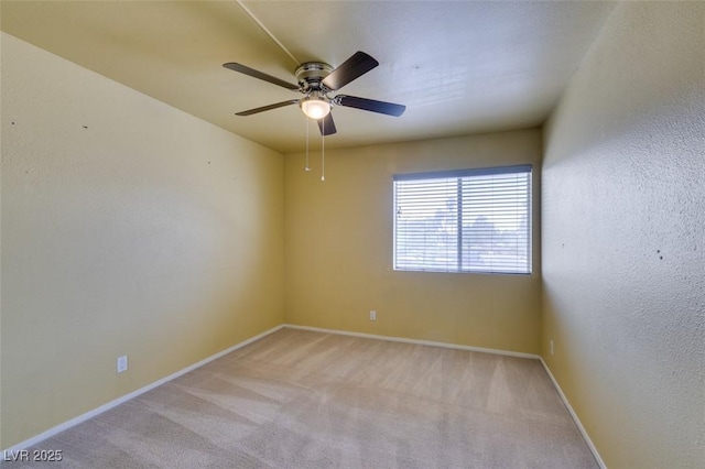 516 Delfern Ln, Las Vegas, NV 89169 - carpeted spare room featuring ceiling fan and baseboards