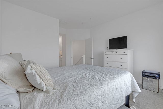 bedroom featuring carpet flooring