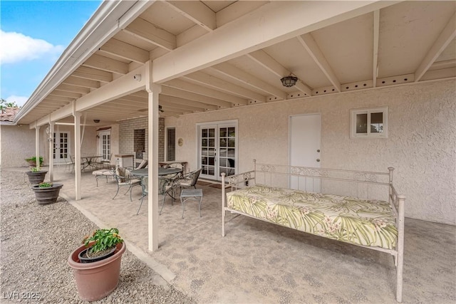 3065 S Torrey Pines Dr, Las Vegas, NV 89146 - view of patio featuring french doors