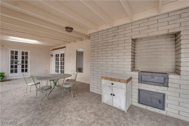 3065 S Torrey Pines Dr, Las Vegas, NV 89146 - view of patio featuring french doors and outdoor dining space