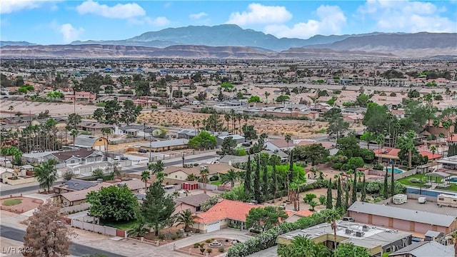 3065 S Torrey Pines Dr, Las Vegas, NV 89146 - aerial view of residential area with mountains