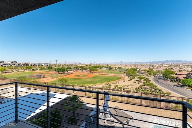 5436 Succulent Rose Dr, Las Vegas, NV 89135 - balcony with a mountain view