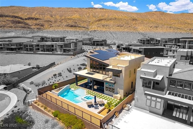 5436 Succulent Rose Dr, Las Vegas, NV 89135 - drone / aerial view featuring a mountain view