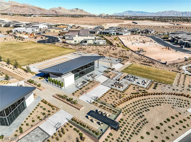 5436 Succulent Rose Dr, Las Vegas, NV 89135 - aerial view with a residential view and a mountain view