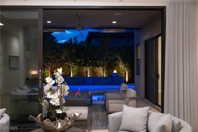 view of patio