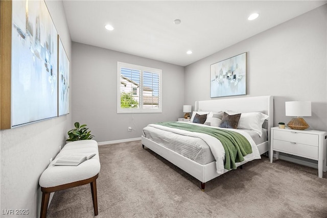 12705 Coastline Shadow St, Las Vegas, NV 89141 - carpeted bedroom with recessed lighting and baseboards