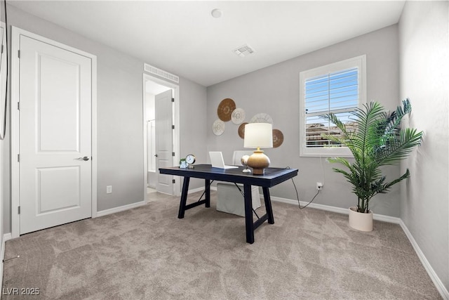 12705 Coastline Shadow St, Las Vegas, NV 89141 - home office featuring carpet floors and baseboards