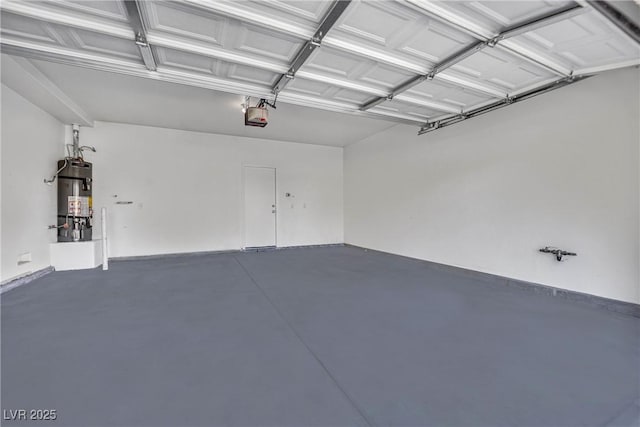 6525 Bismark Hills St, North Las Vegas, NV 89084 - garage with secured water heater and a garage door opener