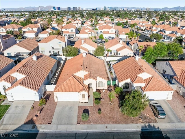 birds eye view of property featuring a residential view
