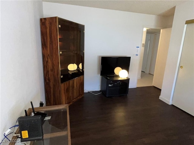 interior space with wood finished floors