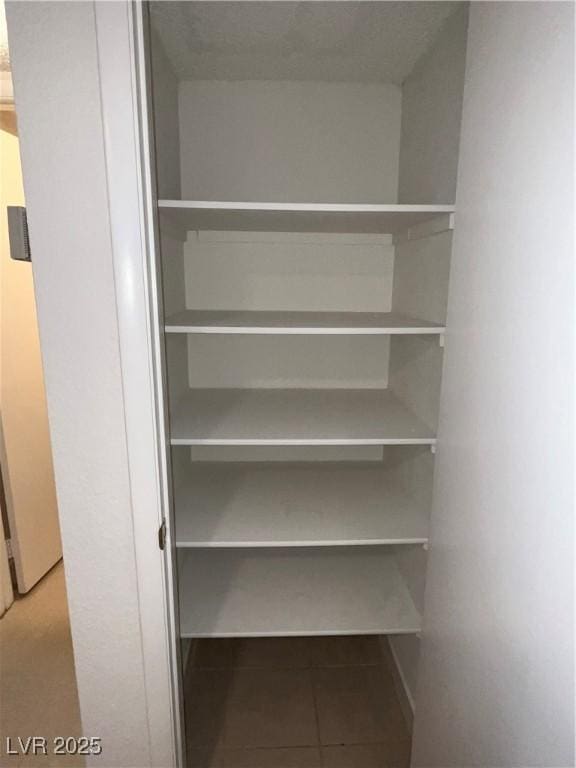 view of closet