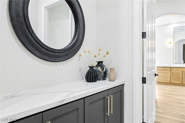 room details featuring wood finished floors