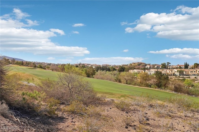 view of nature with golf course view