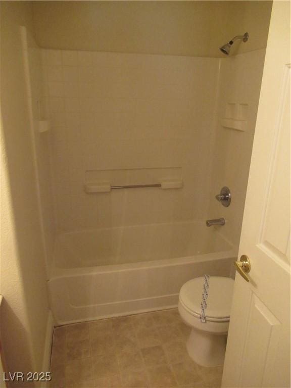 full bath with shower / bathing tub combination and toilet