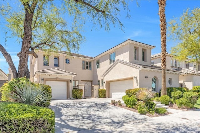 2933 Red Springs Dr, Las Vegas, NV 89135 - mediterranean / spanish-style house with a garage, driveway, and stucco siding