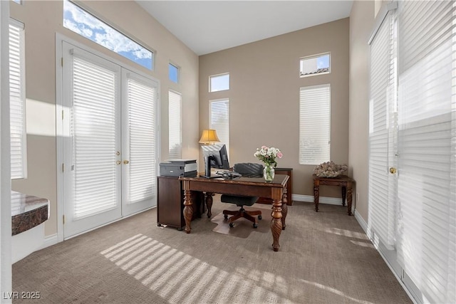 2933 Red Springs Dr, Las Vegas, NV 89135 - carpeted office with baseboards