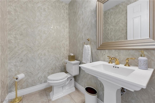 2933 Red Springs Dr, Las Vegas, NV 89135 - half bathroom featuring toilet and tile patterned flooring