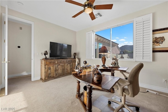 2933 Red Springs Dr, Las Vegas, NV 89135 - office space with carpet floors and ceiling fan