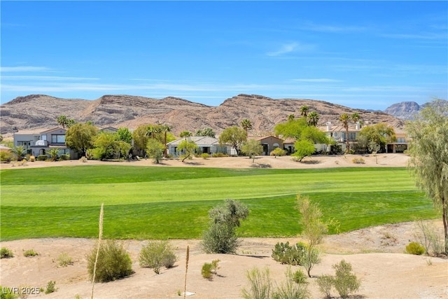 2933 Red Springs Dr, Las Vegas, NV 89135 - mountain view featuring a golf club and nearby suburban area