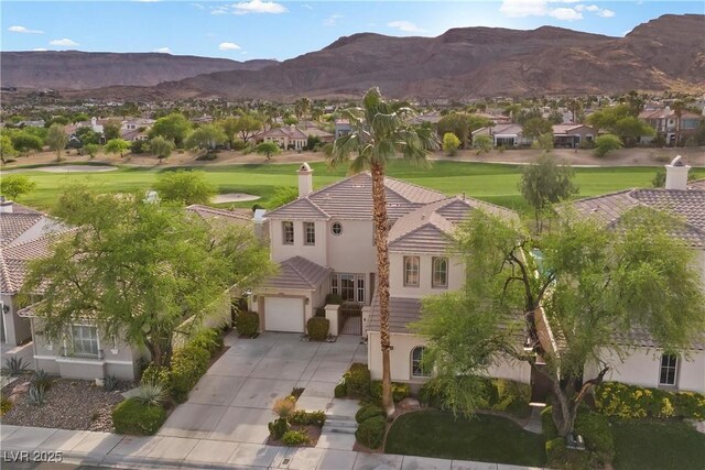 2933 Red Springs Dr, Las Vegas, NV 89135 - view of mountain backdrop featuring nearby suburban area and a golf course